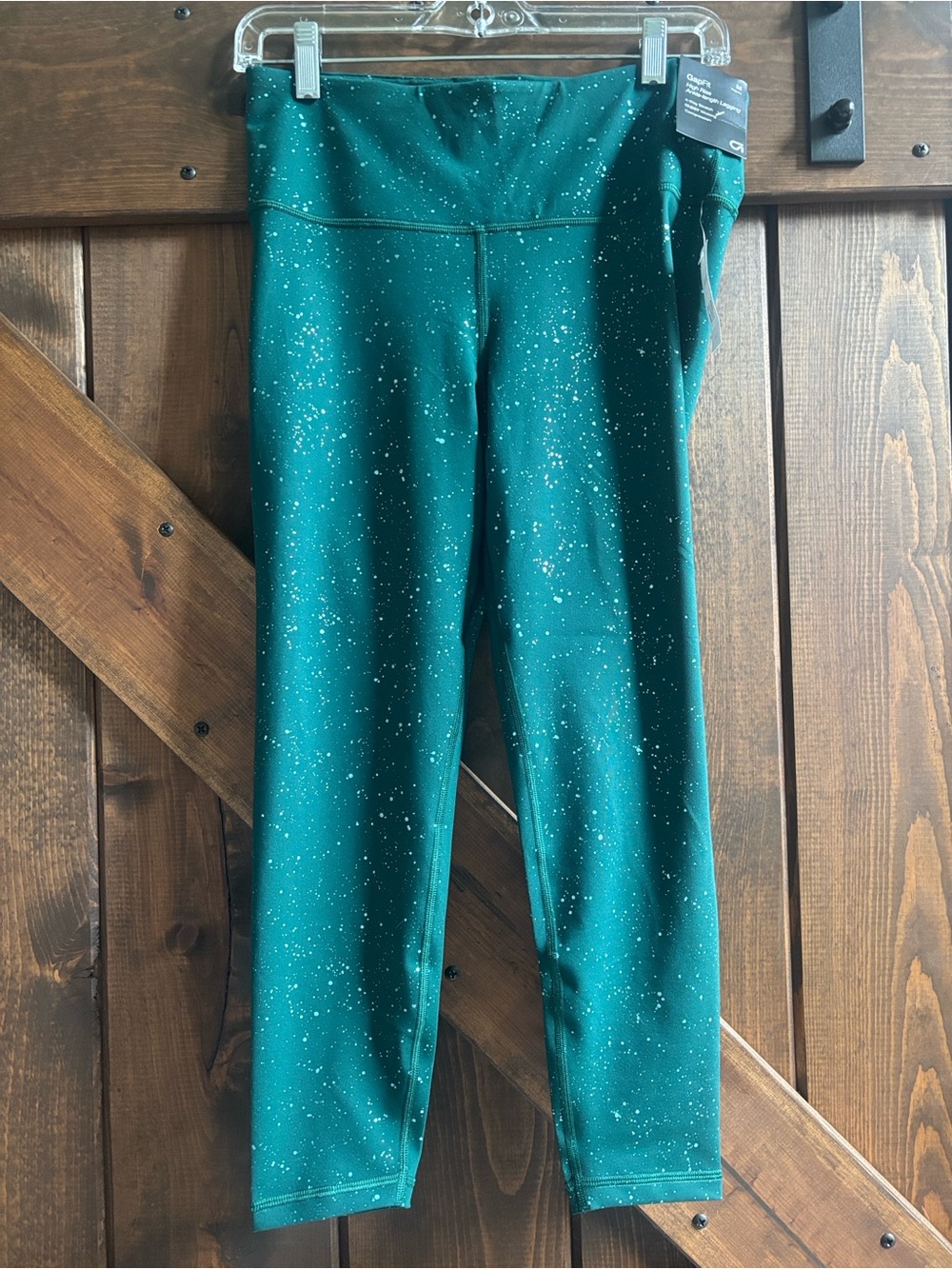 GAP leggings bundle - 4 pairs (teal, pink, gray, gray)